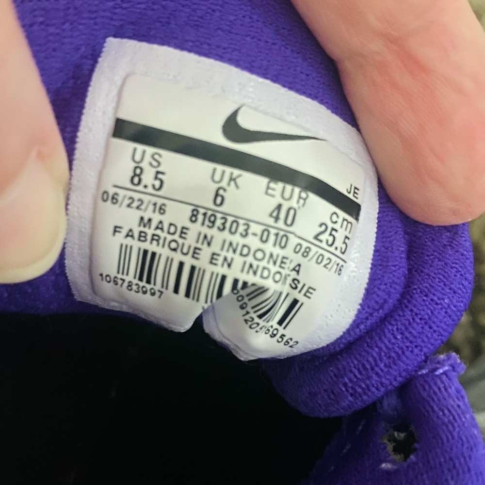 Women’s Nike Revolution 3 Purple Running Shoes 2016 Size 8.5 819303-010 - Picture 6 of 8